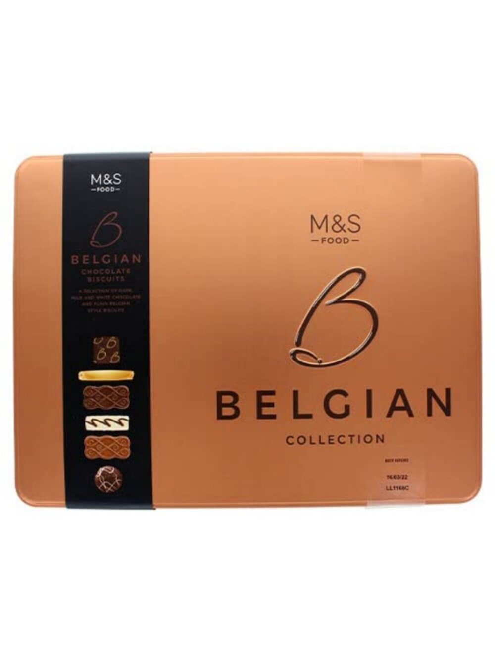 Delicious Belgian Biscuit Tin 400g - Perfect Gift for Sweet Treat Lovers!